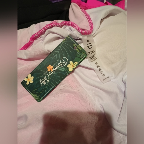 NWT Two pink tone one piece swimsuit - Picture 8 of 10